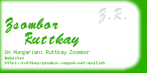 zsombor ruttkay business card